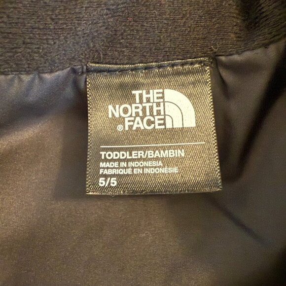 The North Face Black Gray Puffer Vest, Size 5 - Picture 2 of 3